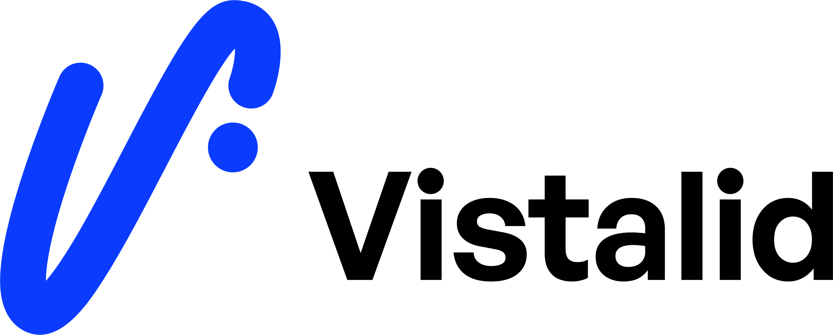 Logo Vistalid Bleu/Noir